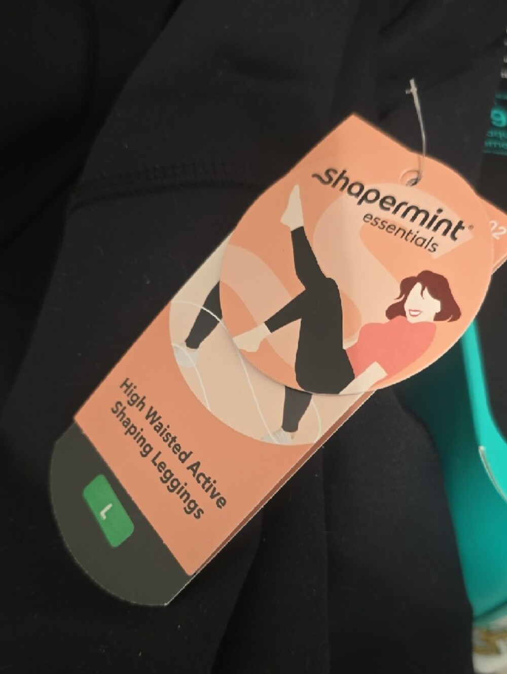 Shapermint Black Large High-Waist Leggings - Picture 2 of 5